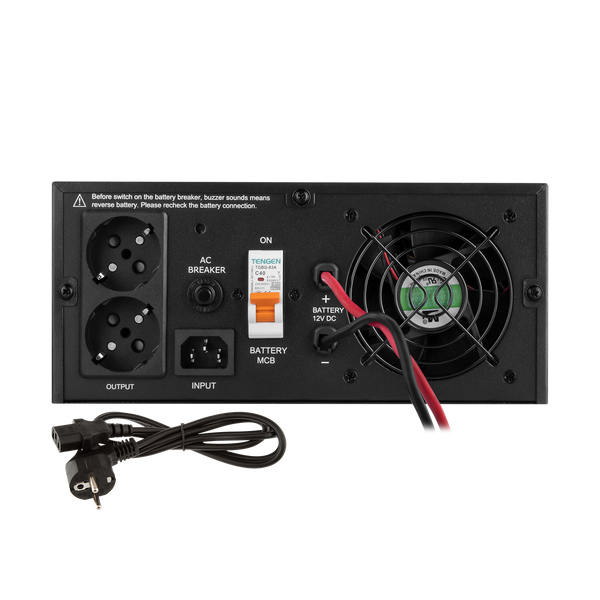 ДБЖ з правильною синусоїдою 12V LogicPower LPE-B-PSW-1000VA+ (600Вт) 1-30A (LP19407) LP19407 &mdash; фото в інтернет-магазині Stab24