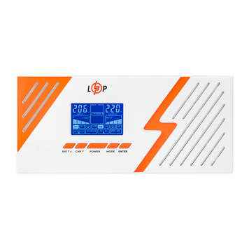 ДБЖ з правильною синусоїдою 12V LogicPower LPM-PSW-1500VA (1050Вт) White (LP22755) LP22755 &mdash; фото в інтернет-магазині Stab24