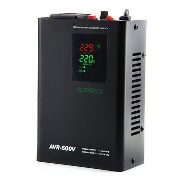 Стабілізатор напруги 400Вт APRO AVR-500V (настінний) (852004) 852004 &mdash; фото в інтернет-магазині Stab24