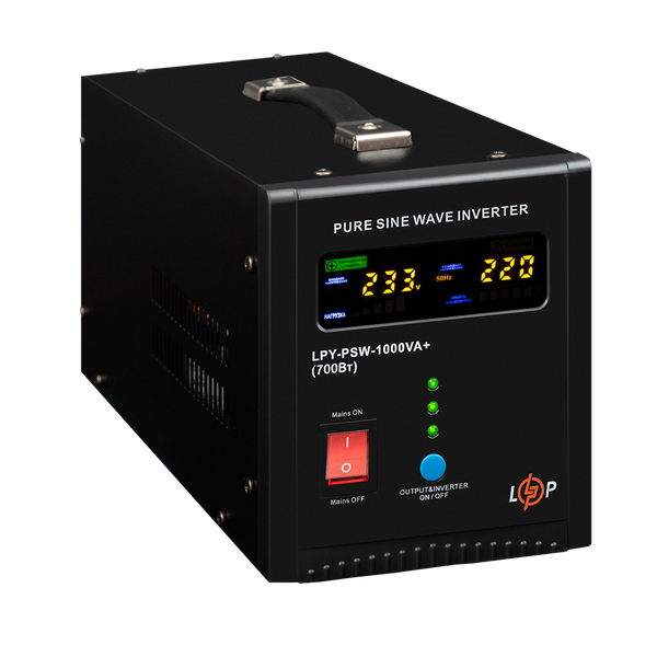 ИБП LogicPower LPY-PSW-1000VA+ (700Вт) 10A/15A с правильной синусоидой 12V (LP22871) LP22871 &mdash; фото в интернет-магазине Stab24