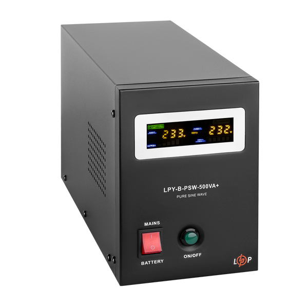 ДБЖ з правильною синусоїдою 12V LogicPower LPY-B-PSW-500VA+ (350 Вт) 5A/10A (LP4149) LP4149 &mdash; фото в інтернет-магазині Stab24
