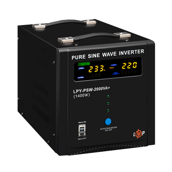 ИБП LogicPower LPY-PSW-2000VA+ (1400Вт) 10A/20A с правильной синусоидой 24V (LP22873) LP22873 &mdash; фото в интернет-магазине Stab24