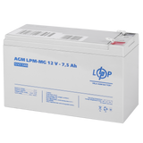 Аккумулятор мультигелевый LogicPower LPM-MG 12V - 7.5 Ah (LP6554) LP6554 &mdash; фото в интернет-магазине Stab24