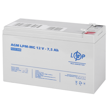 Акумулятор мультигелевий LogicPower LPM-MG 12V - 7.5 Ah (LP6554) LP6554 &mdash; фото в інтернет-магазині Stab24