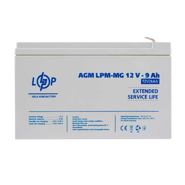 Аккумулятор мультигелевый LogicPower LPM-MG 12V - 9 Ah (LP6555) LP6555 &mdash; фото в интернет-магазине Stab24