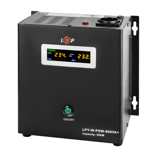 ИБП с правильной синусоидой 12V LogicPower LPY-W-PSW-800VA+(560Вт)5A/15A (LP4143) LP4143 &mdash; фото в интернет-магазине Stab24