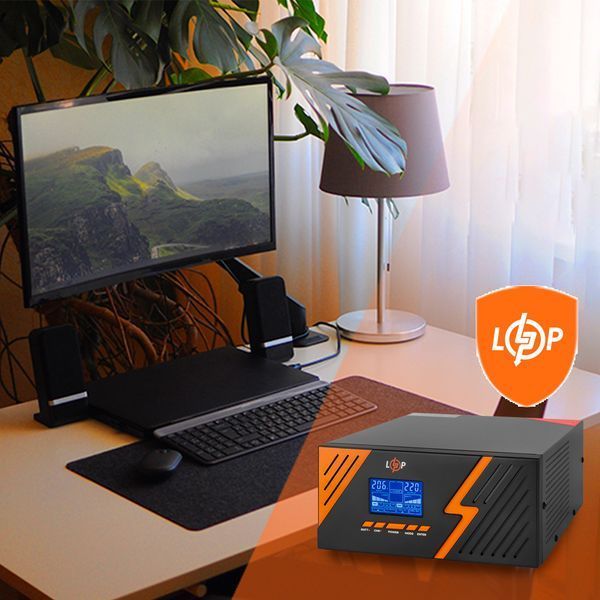 ИБП с правильной синусоидой 12V LogicPower LPM-PSW-1500VA (1050Вт) Black (LP22754) LP22754 &mdash; фото в интернет-магазине Stab24