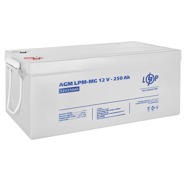 Акумулятор мультигелевий LogicPower LPM-MG 12V - 250 Ah (LP4198) LP4198 &mdash; фото в інтернет-магазині Stab24