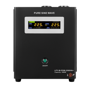 ДБЖ з правильною синусоїдою 24V LogicPower LPY-W-PSW-2500VA+(1800Вт)17A/31A для LiFePO4 (LP30429) LP30429 &mdash; фото в інтернет-магазині Stab24
