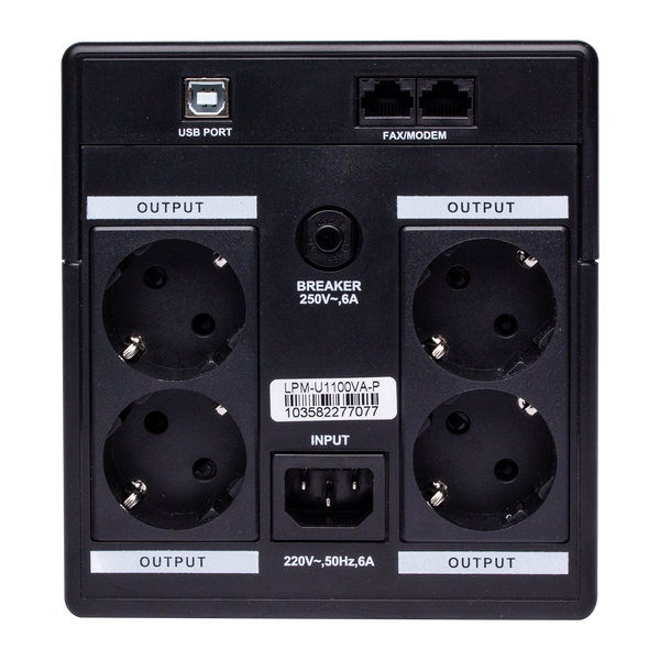 Линейно-интерактивный ИБП LogicPower LPM-U1100VA-P (770 Вт) (LP10358) LP10358 &mdash; фото в интернет-магазине Stab24
