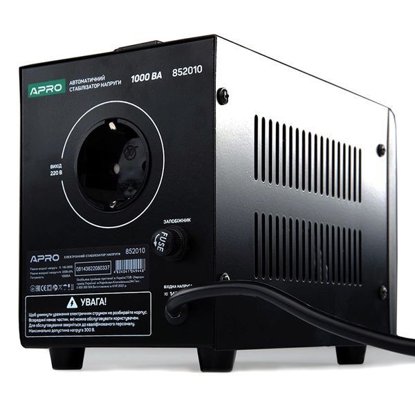 Стабілізатор напруги 800 Вт APRO AVR-1000 (852010) 852010 &mdash; фото в інтернет-магазині Stab24