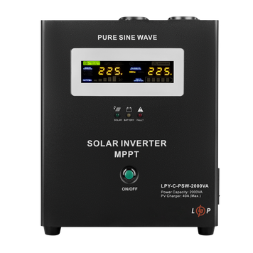 ДБЖ LogicPower LPY-C-PSW-2000VA (1400W) MPPT24V (LP4126) LP4126 &mdash; фото в інтернет-магазині Stab24