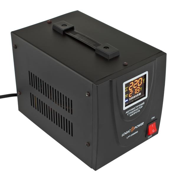 Стабилизатор напряжения 1750Вт LogicPower LPT-2500RD BLACK (LP4438) LP4438 &mdash; фото в интернет-магазине Stab24