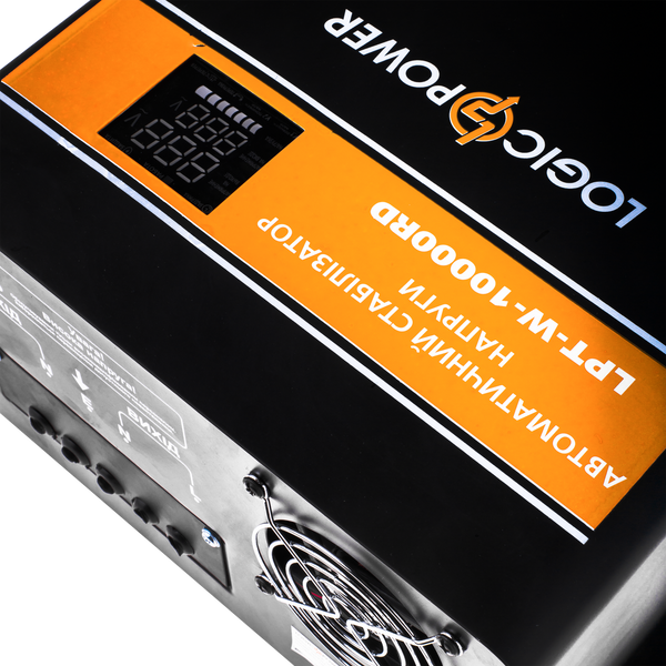 Стабілізатор напруги LogicPower LPT-W-10000RD BLACK (7000W) (LP4440) LP4440 &mdash; фото в інтернет-магазині Stab24