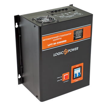 Стабілізатор напруги LogicPower LPT-W-5000RD BLACK (3500W) (LP4439) LP4439 &mdash; фото в інтернет-магазині Stab24