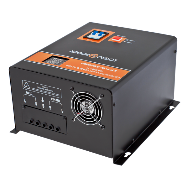 Стабилизатор напряжения 3500Вт LogicPower LPT-W-5000RD BLACK (LP4439) LP4439 &mdash; фото в интернет-магазине Stab24