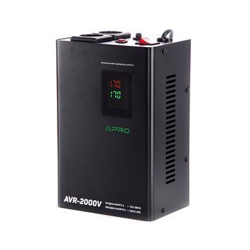 Стабілізатор напруги 1600 Вт APRO AVR-2000V (852019) 852019 &mdash; фото в інтернет-магазині Stab24