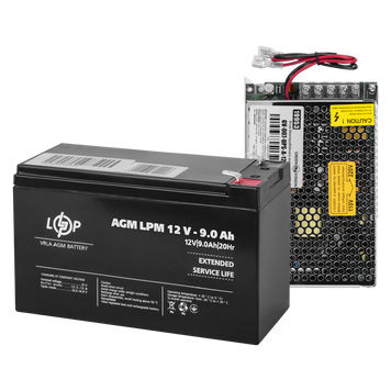 Блок безперебійного живлення з АКБ GreenVision GV-007-UPS-A-1203-8A-9Ah (LP20374) LP20374 &mdash; фото в інтернет-магазині Stab24