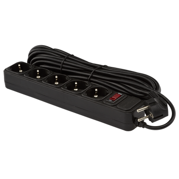 Мережевий фільтр Logic Power LP-X5 10 м Black (LP2750) LP2750 &mdash; фото в інтернет-магазині Stab24