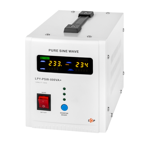 ДБЖ з правильною синусоїдою 12V LogicPower LPY-PSW-800VA+(560Вт)5A/15A (LP4153) LP4153 &mdash; фото в інтернет-магазині Stab24