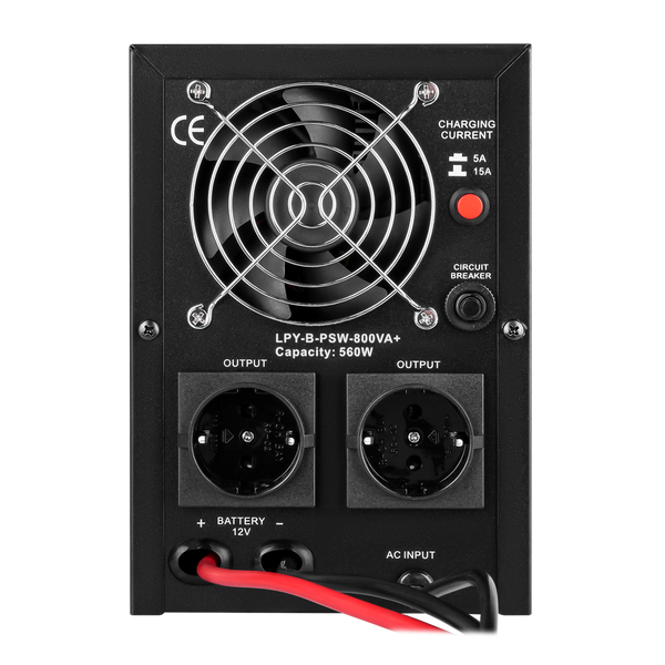 ДБЖ з правильною синусоїдою 12V LogicPower LPY-B-PSW-800VA+(560Вт) 5A/15A (LP4150) LP4150 &mdash; фото в інтернет-магазині Stab24