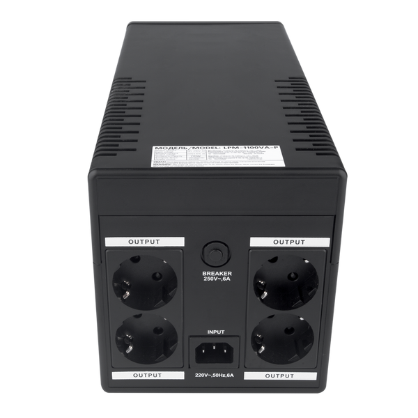 Линейно-интерактивный ИБП LogicPower LPM-1100VA-P (770 Вт) (LP6445) LP6445 &mdash; фото в интернет-магазине Stab24