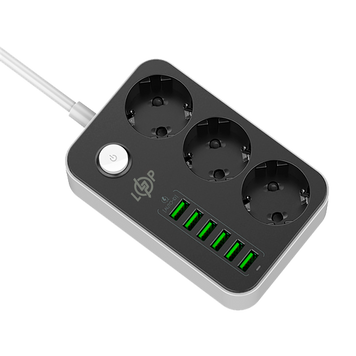 Сетевой фильтр LogicPower F24U6 (LP30327) LP30327 &mdash; фото в интернет-магазине Stab24