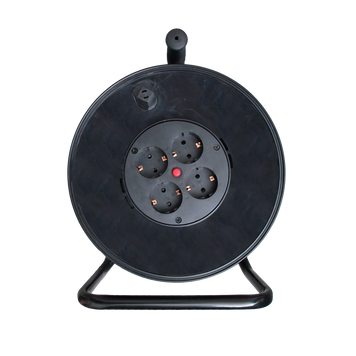 Удлинитель на катушке LogicPower LP 50м (ПВС 3*1,5), 4 гнезда с заземляющим контактом до 3.5 кВт (LP30247) LP30247 &mdash; фото в интернет-магазине Stab24